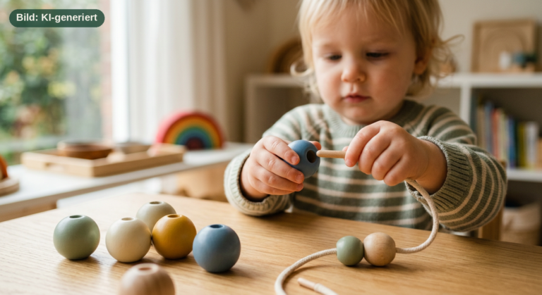 Feinmotorik fördern: 10 Montessori-Ideen für Kleinkinder ab 1 Jahr